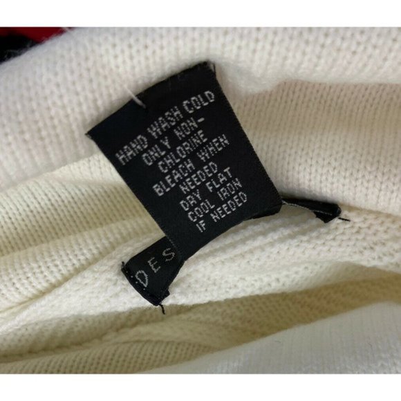 Design History Sweater Cowl Neck Ivory Pullover Knit Size XL - Picture 9 of 9